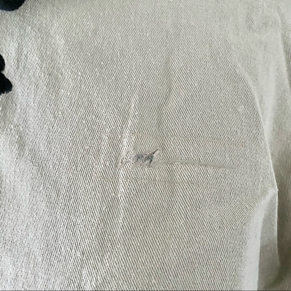 ZARA Women's Size Small Grey Contrast Hoodie Pullover Sweatshirt Cropped Boxy S - Picture 7 of 10